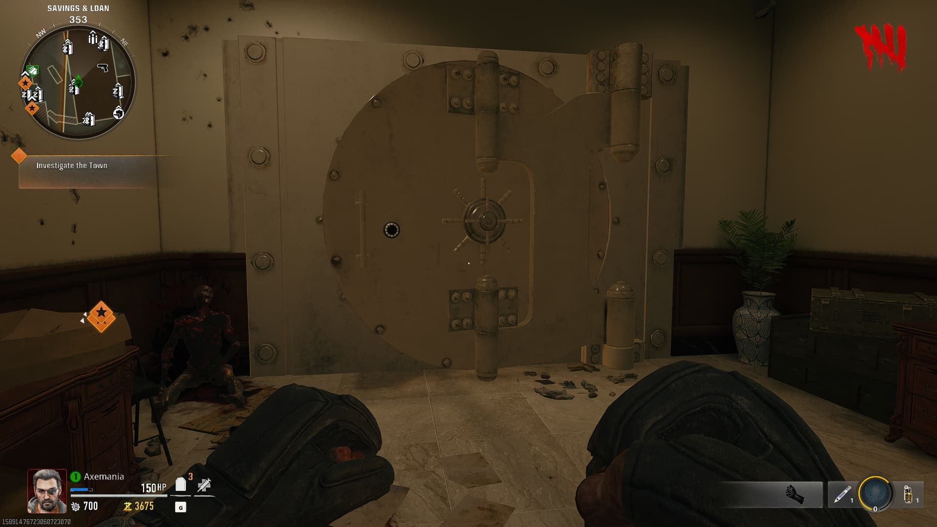 The vault door in BO6 Liberty Falls