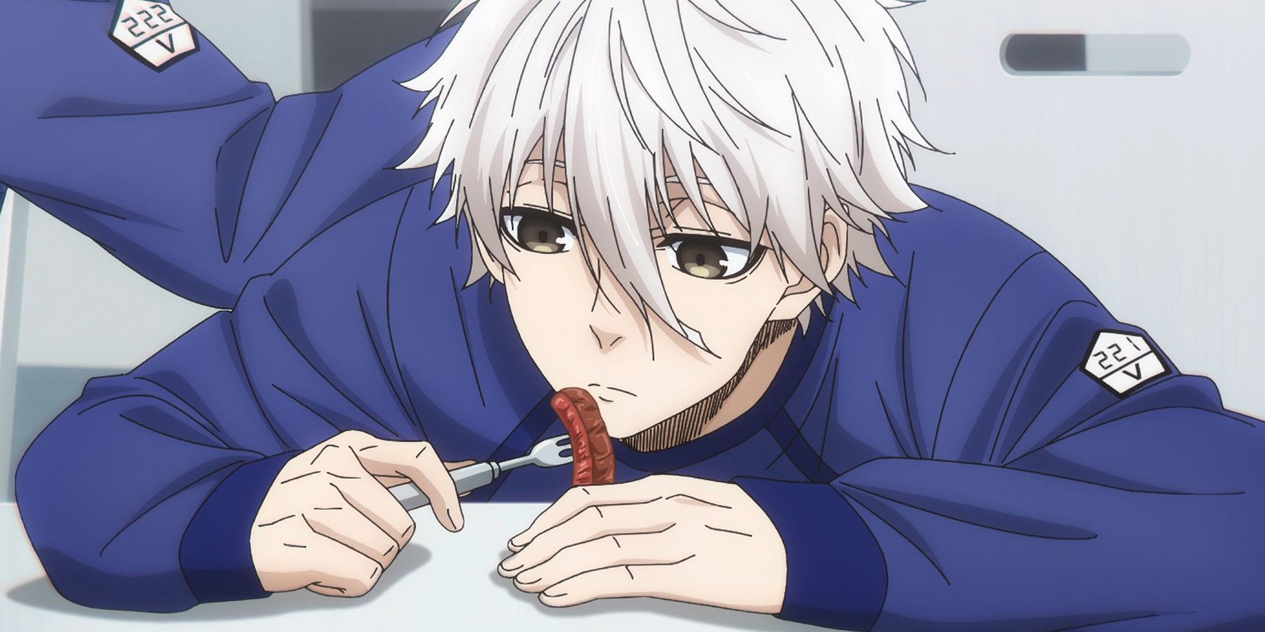 Nagi Seishiro Eating Steak