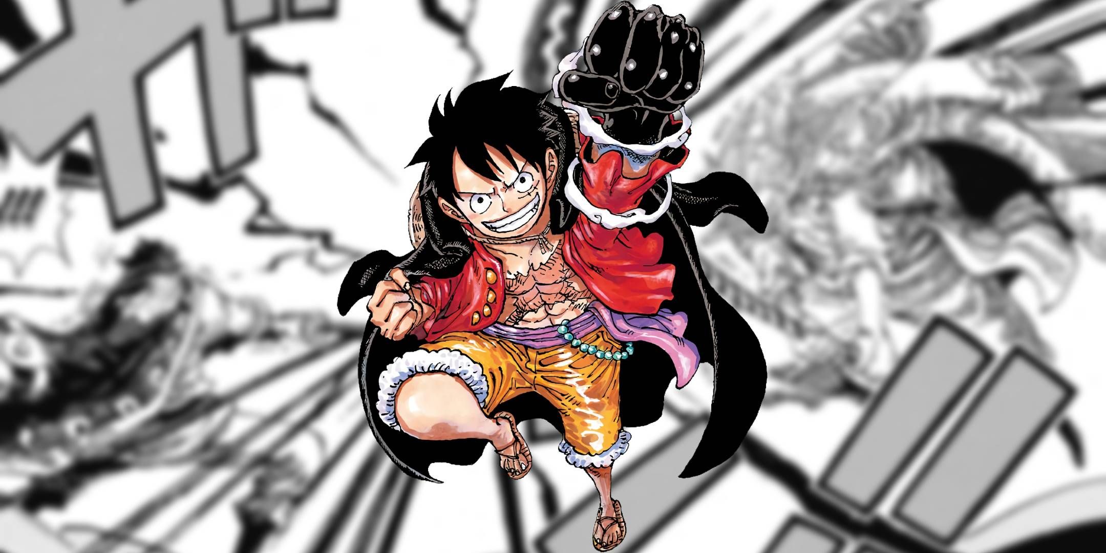 haki featured image with luffy using armament haki and roger fighting whitebeard in the background one piece