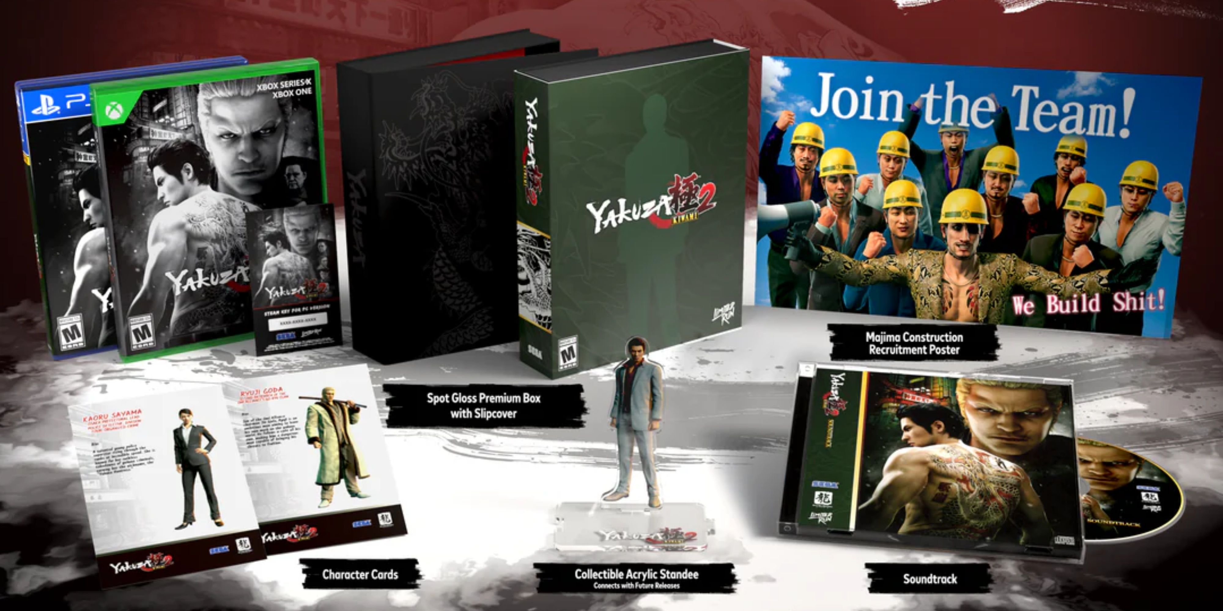 yakuza kiwami 2 limited run games collector's edition