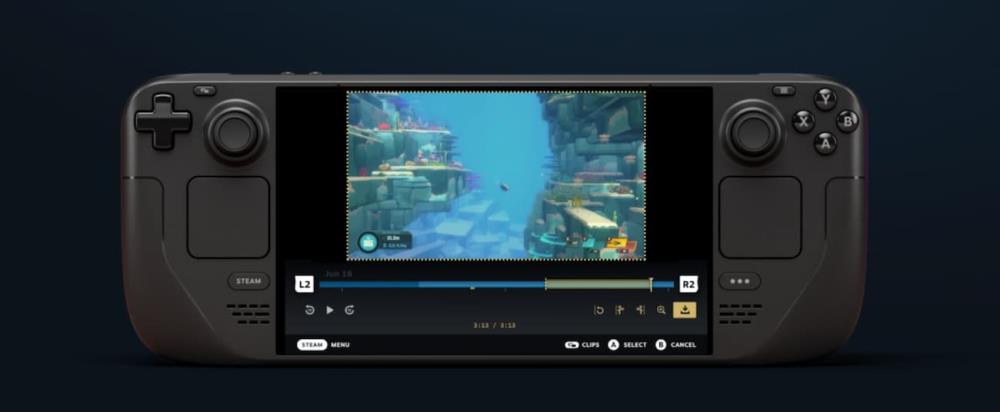 You can now share gameplay video clips directly from your Steam Deck