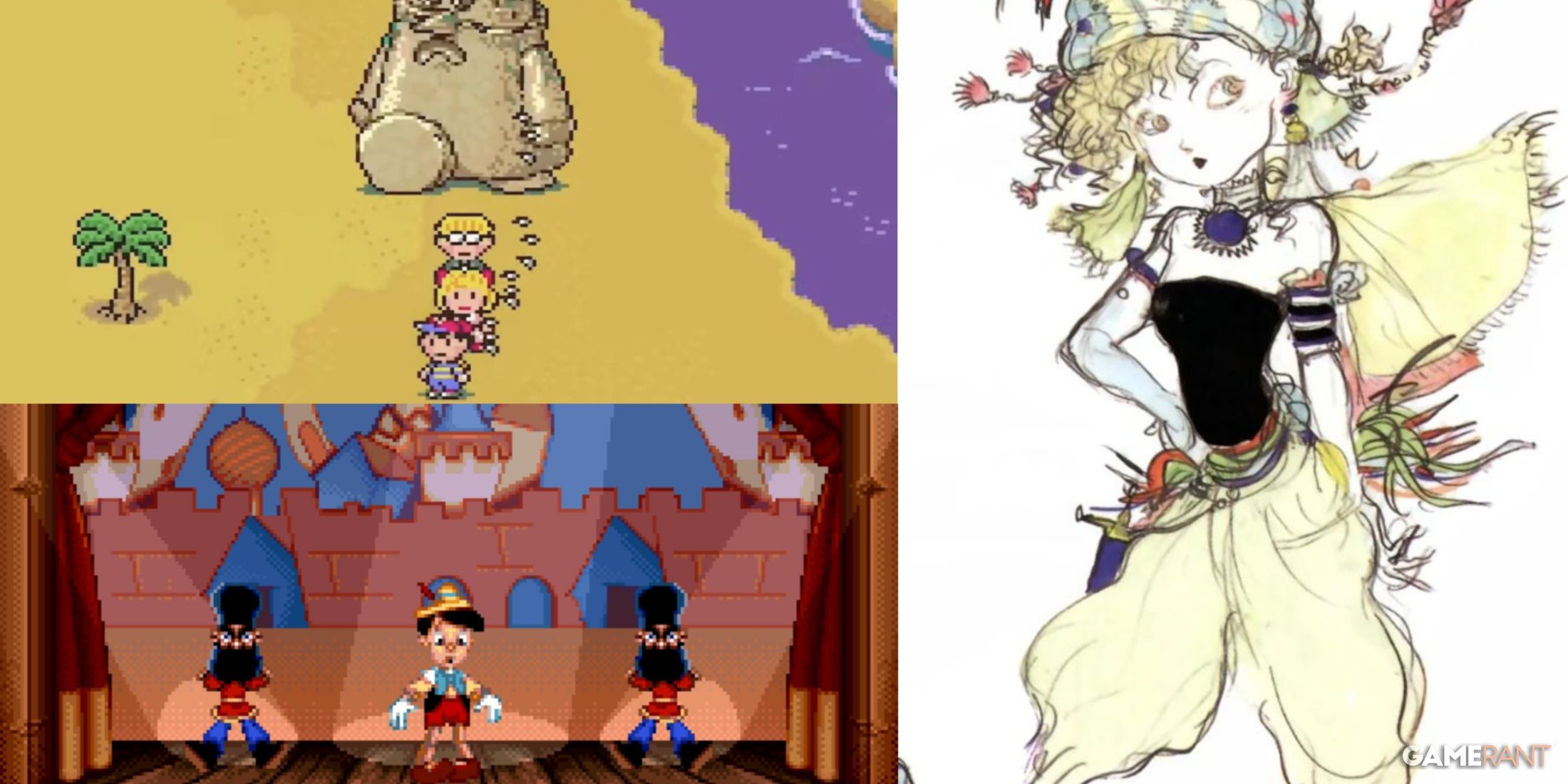 EarthBound, Pinocchio, Final Fantasy 6