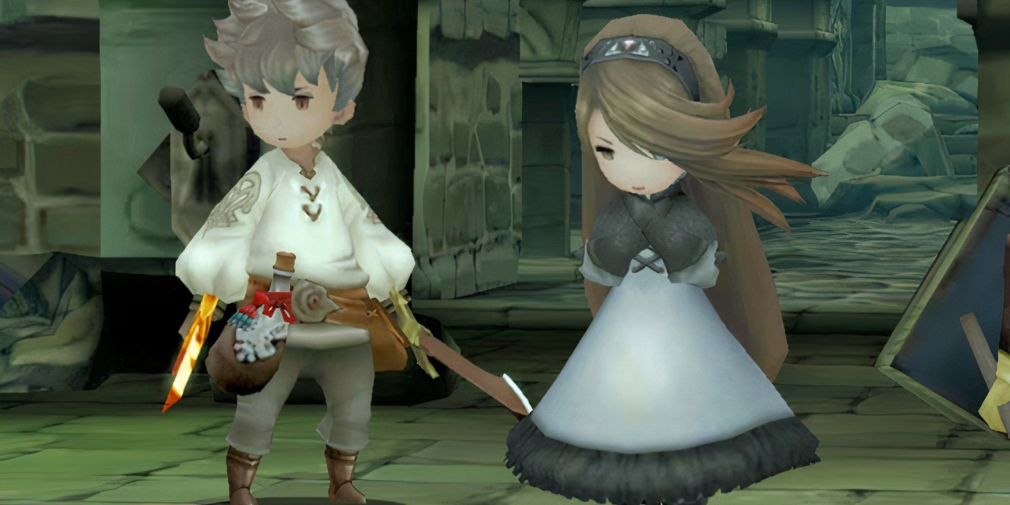 Tiz and Agnes in Bravely Default