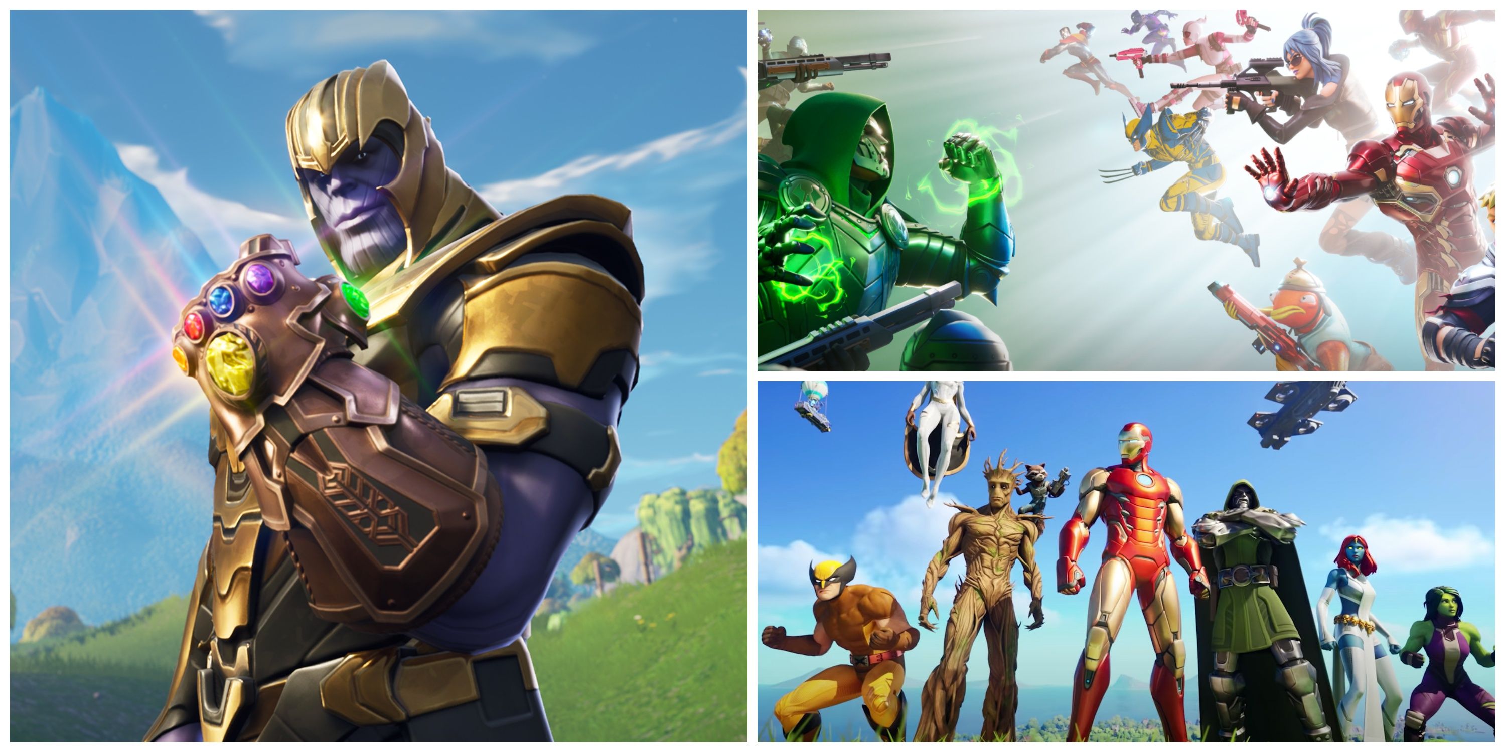 thanos in fortnite, the avengers in fortnite