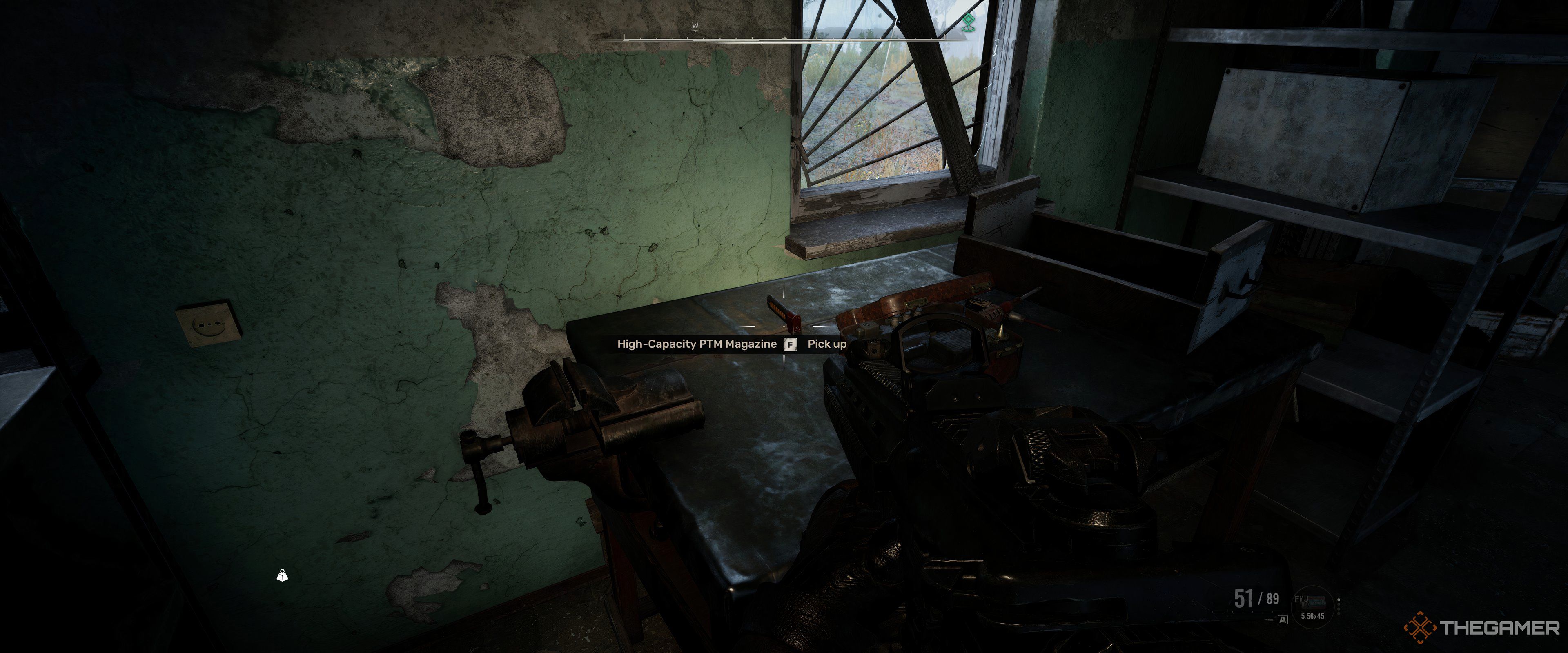 High-Capacity PTM Magazine on a table in Stalker 2: Heart of Chornobyl.