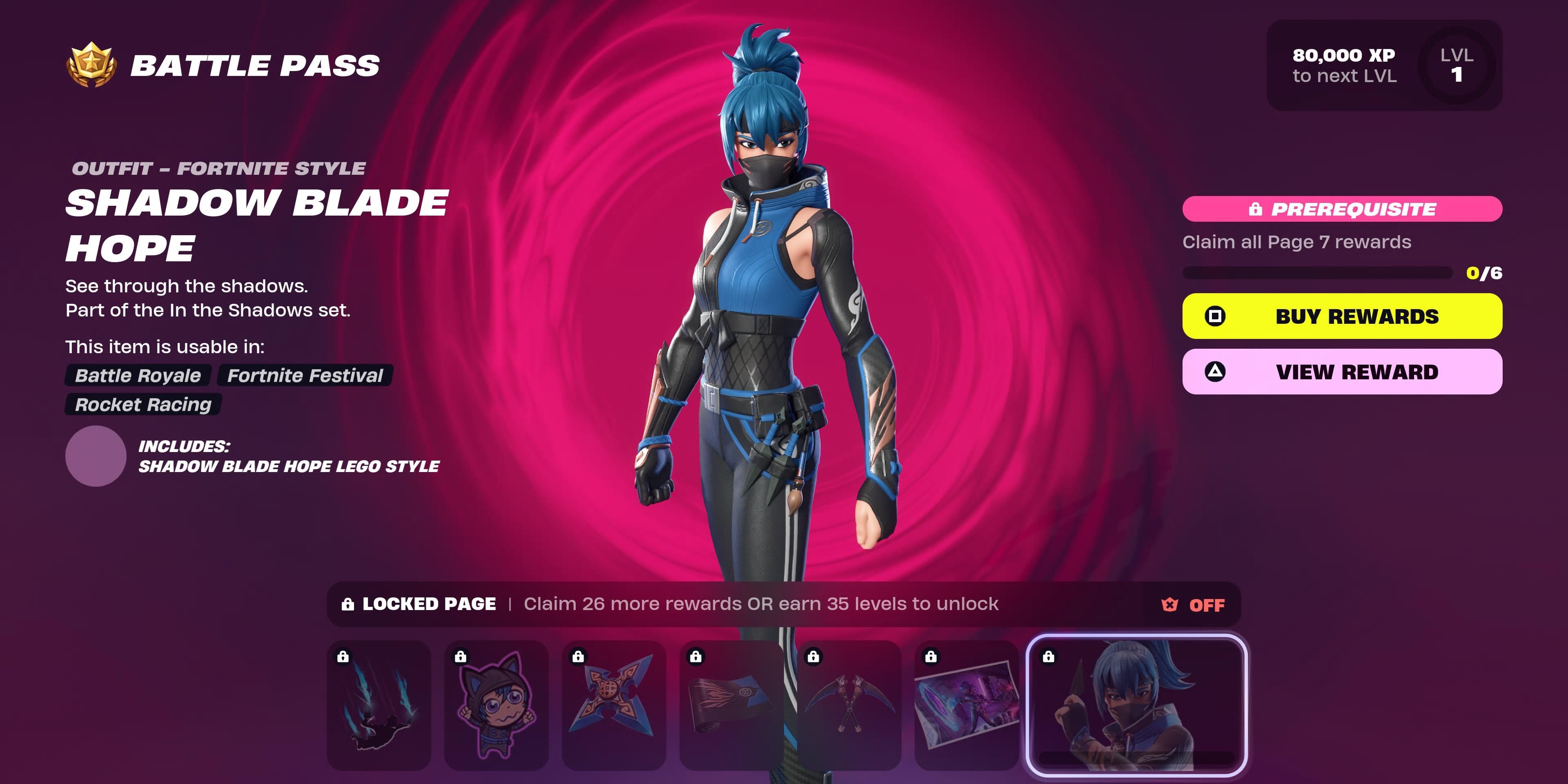 shadow blade hope skin