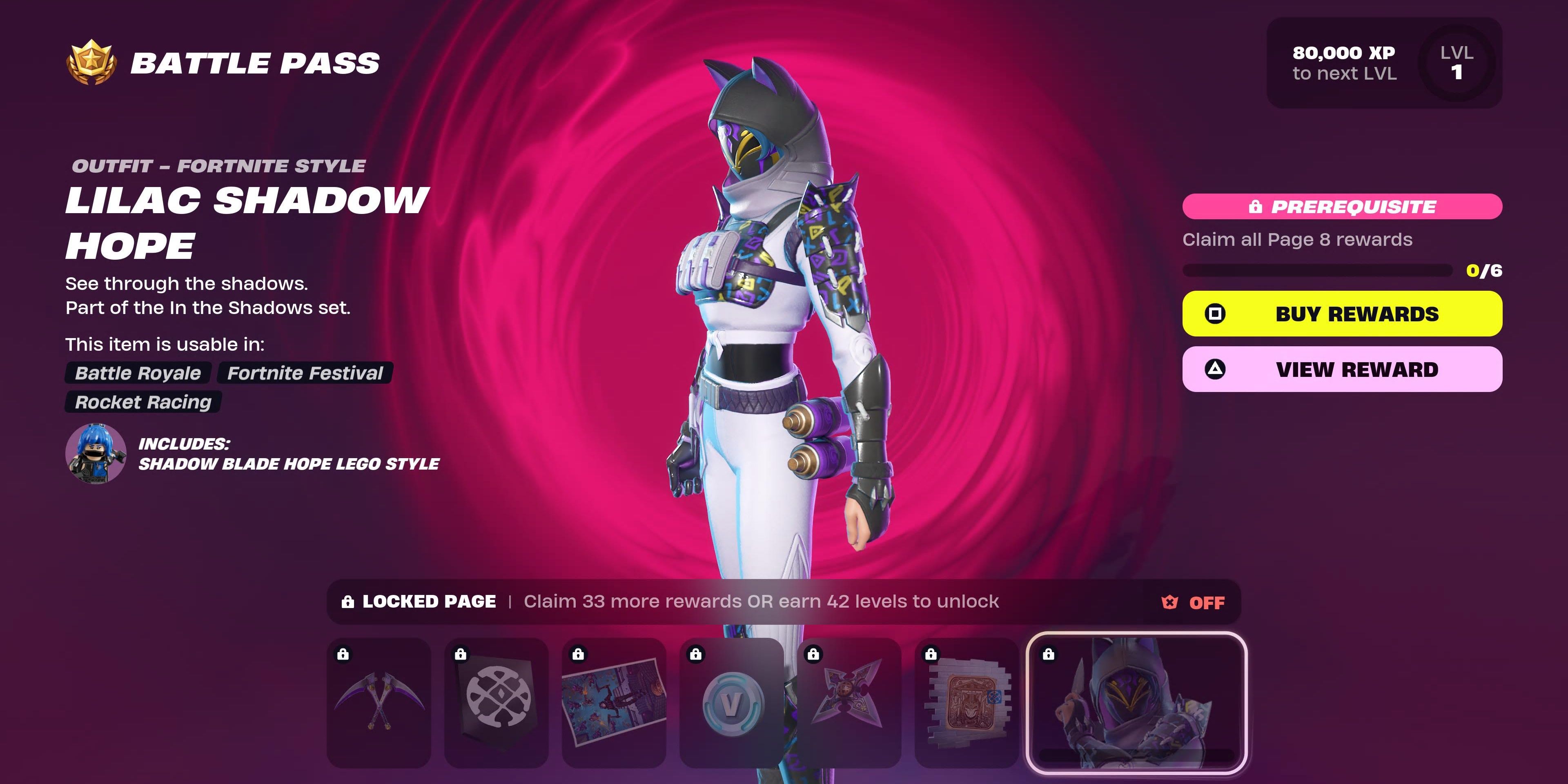 lilac shadow hope skin