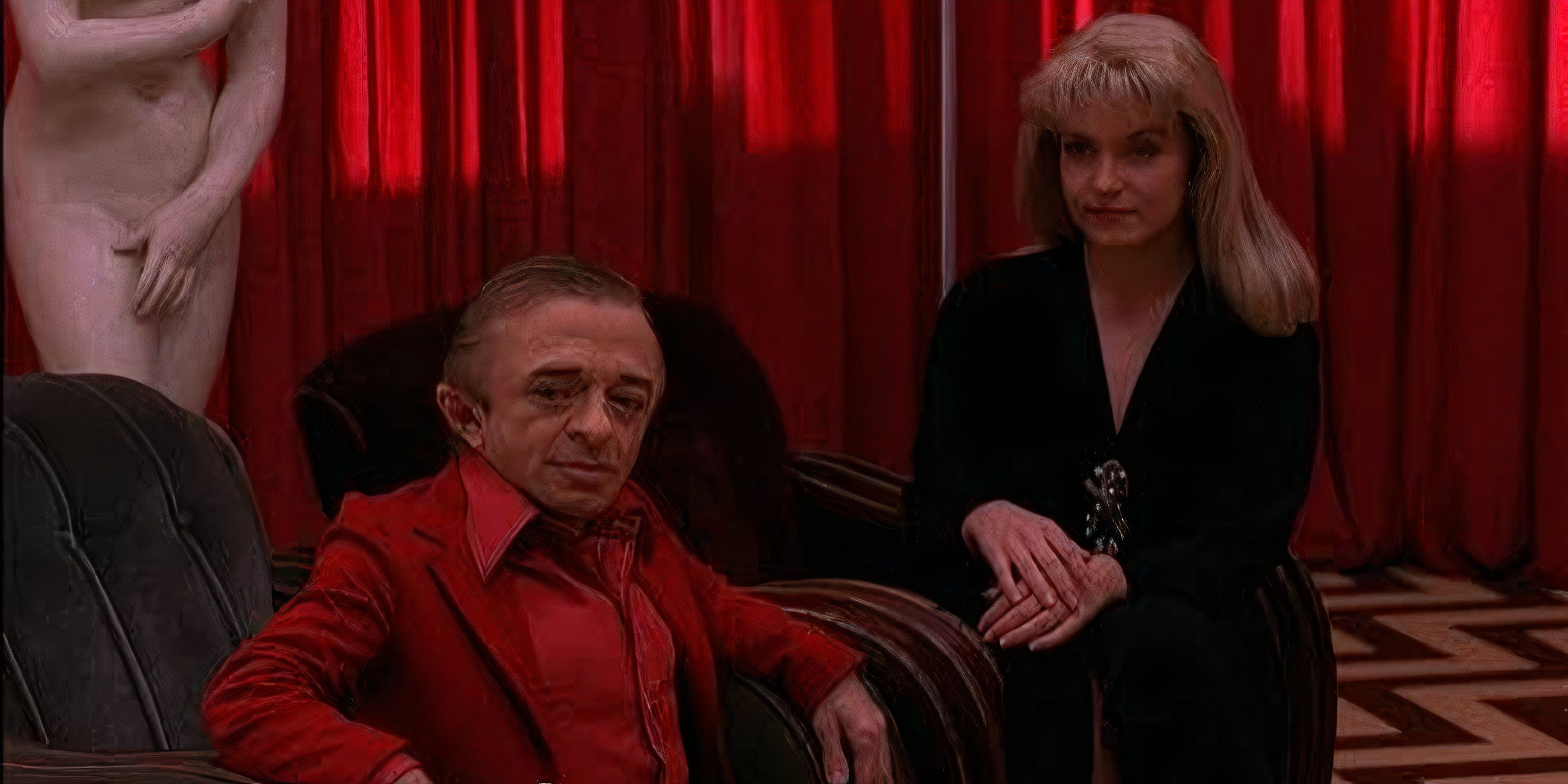 10 Best Horror TV Shows of All Time The small man and laura palmer in the red room