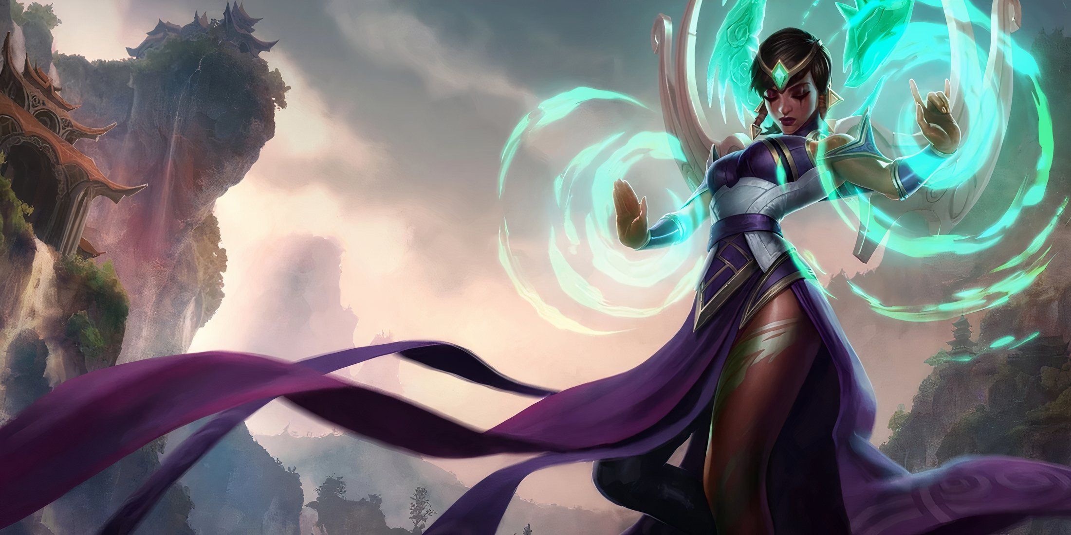 League of Legends Karma Splash Art