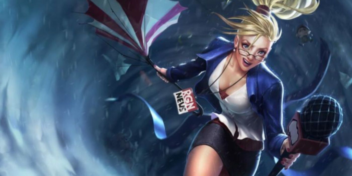 League of Legends Forecast Janna Legendary skin splash art