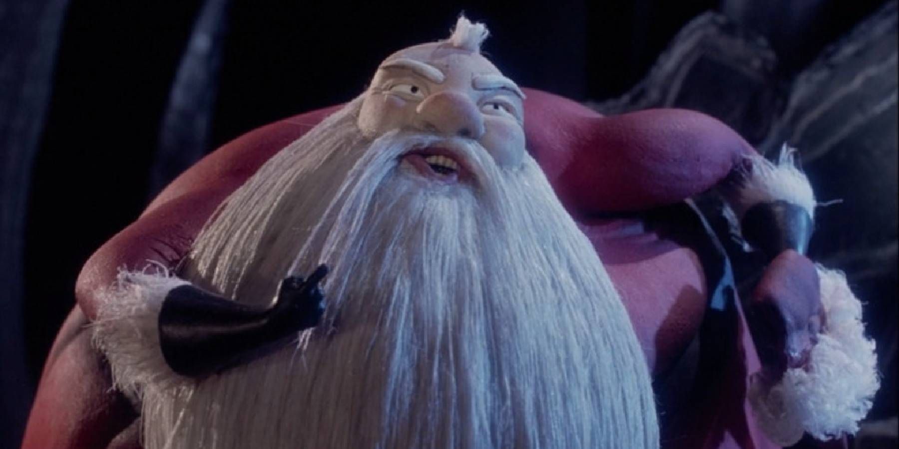 The Nightmare Before Christmas Santa Claus after being saved from Oogie Boogie