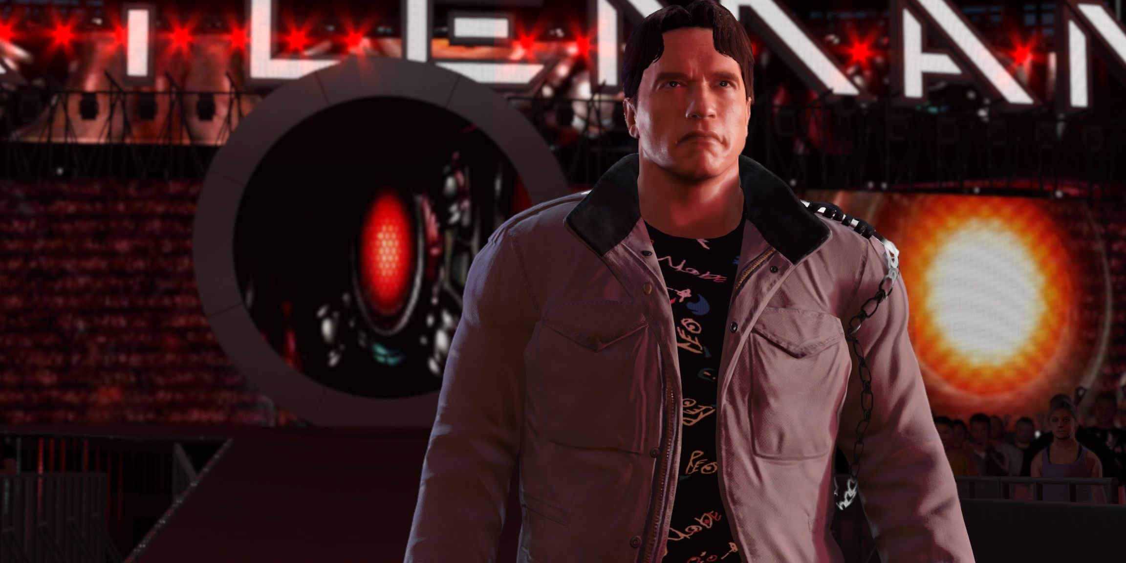 The Terminator In WWE 2K16