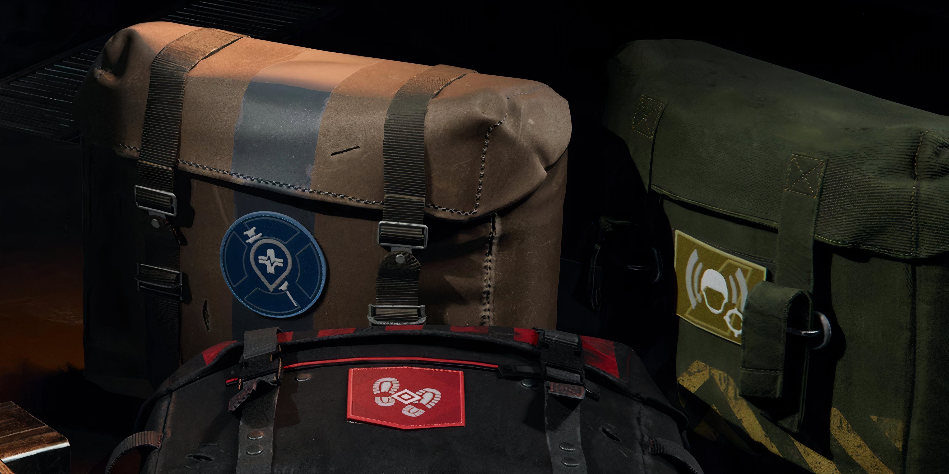 A picture of bags that signify perks in Warzone