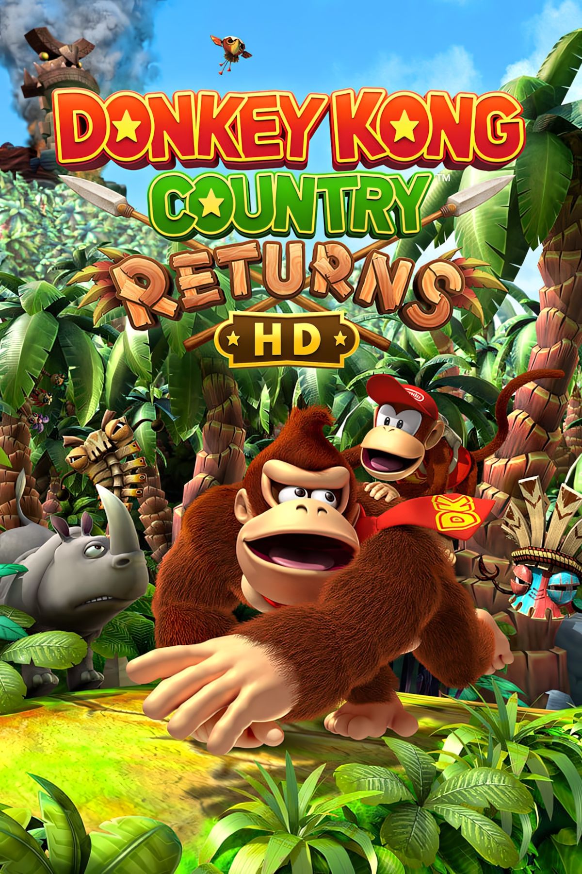 Donkey Kong Country Returns HD Tag Page Cover Art