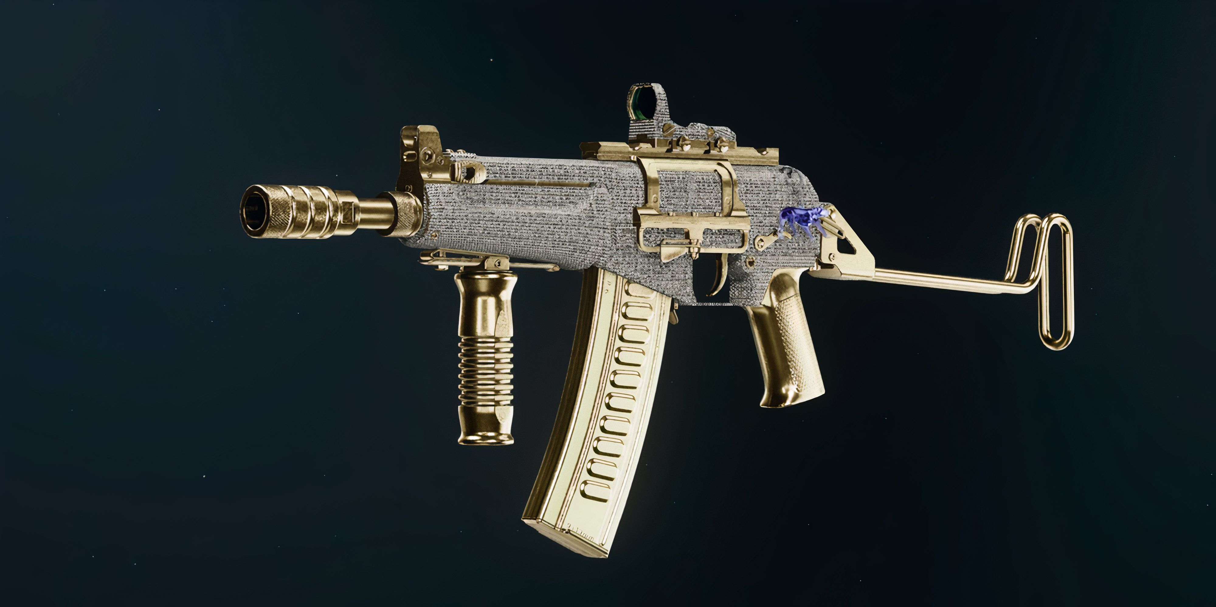 A picture of the KSV smg - Warzone