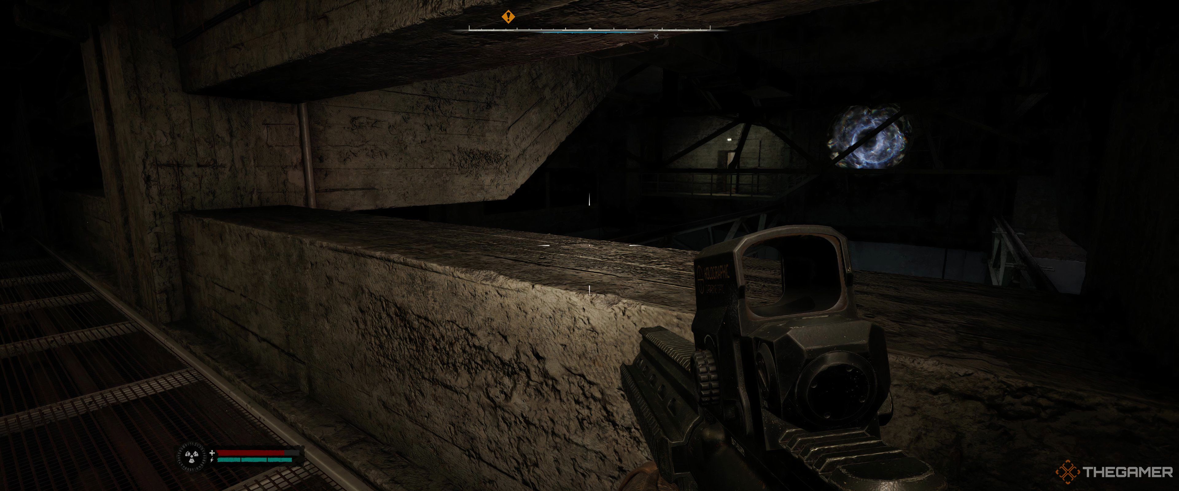 The spatial anomaly in the depths of SIRCAA in Stalker 2: Heart of Chornobyl.