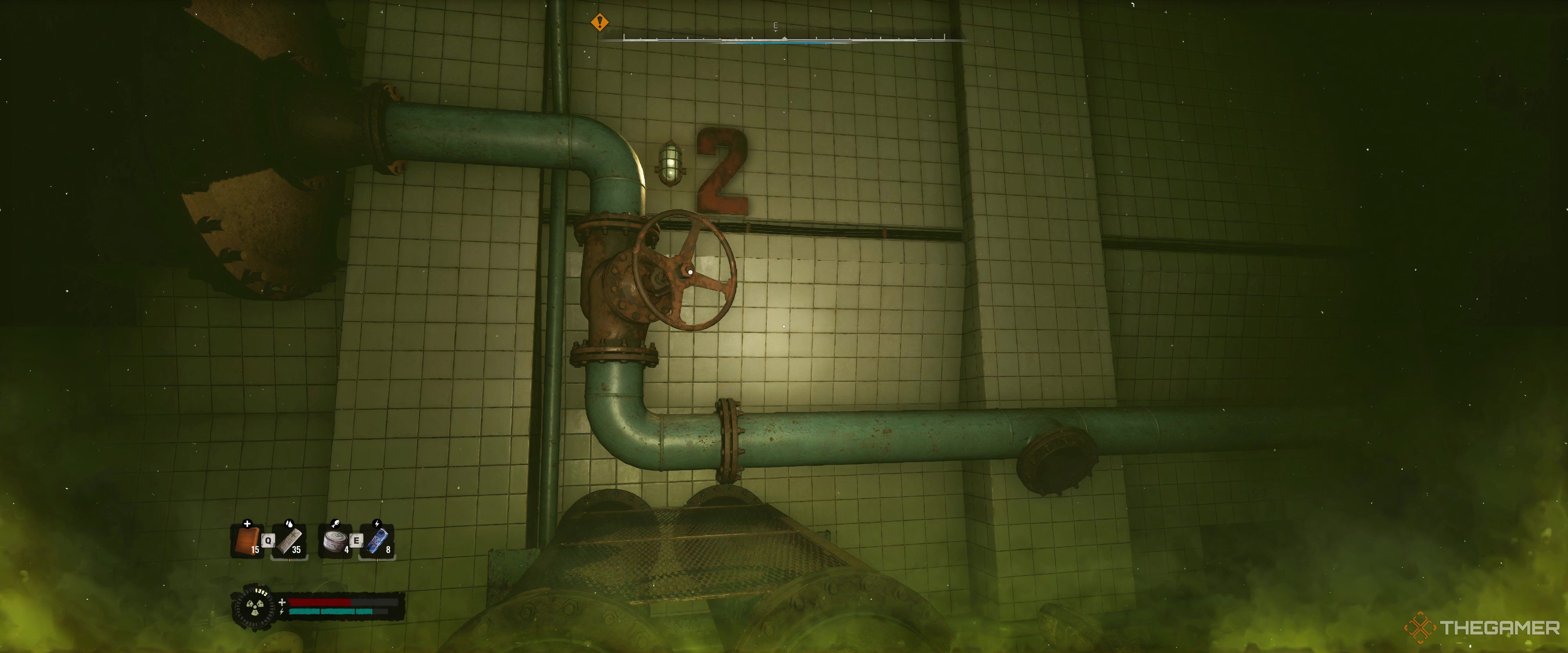 The third crank in the gas room in Stalker 2: Heart of Chornobyl.