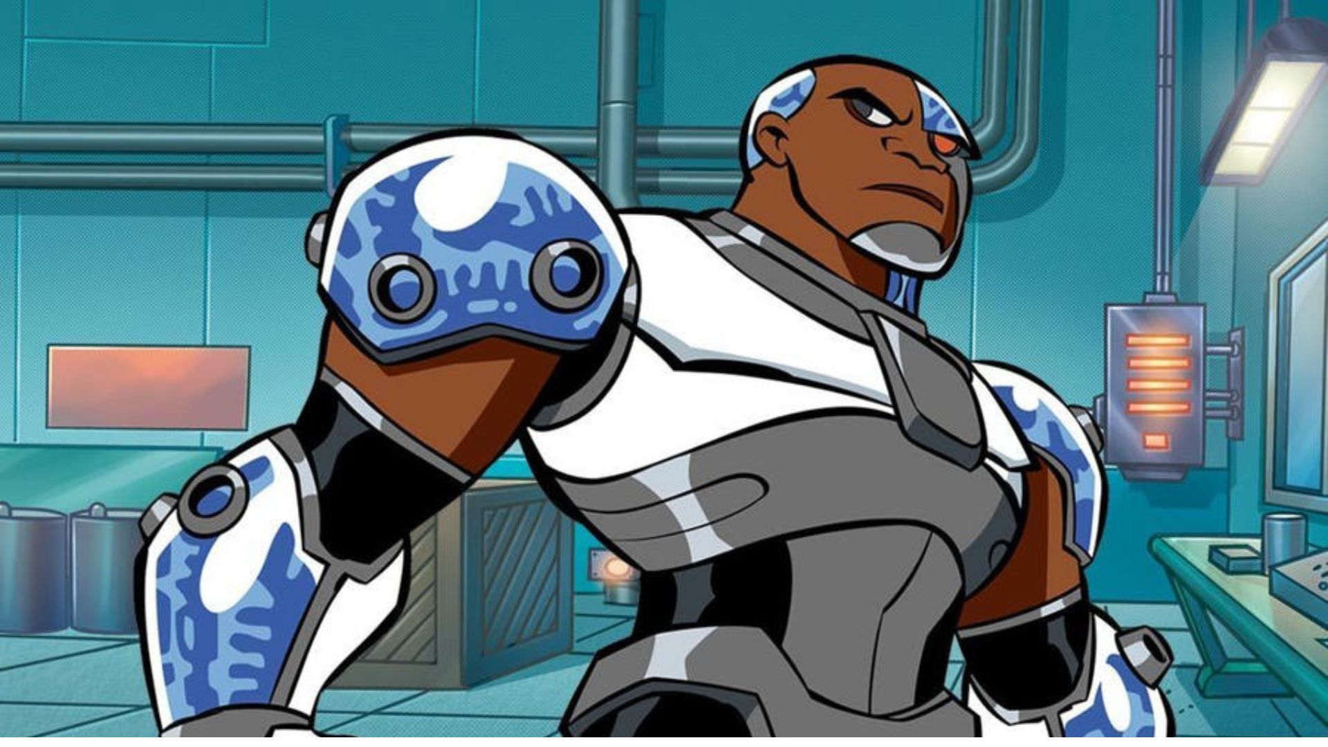 Cyborg in Teen Titans.