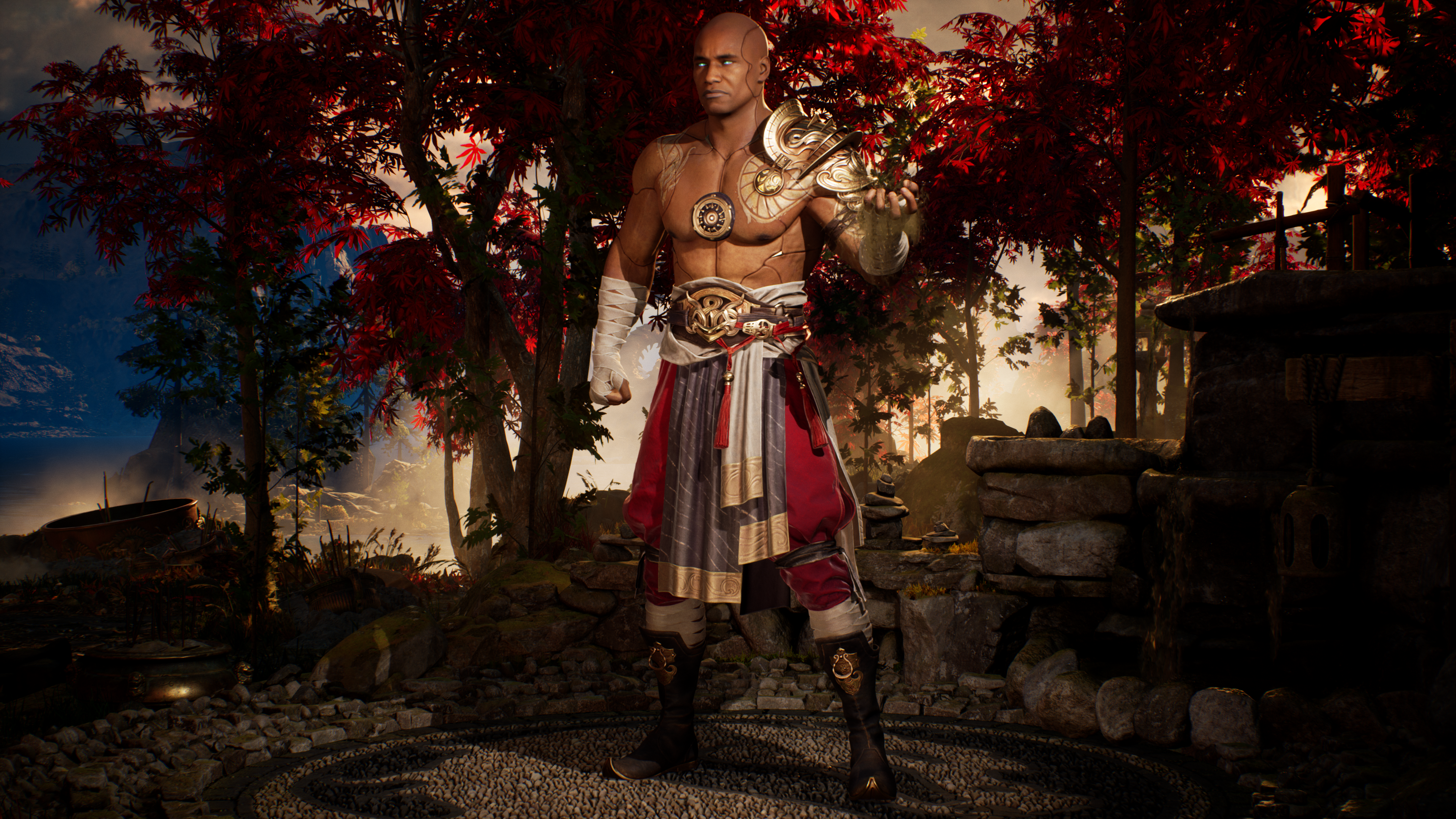 A look at Geras in Mortal Kombat 1.