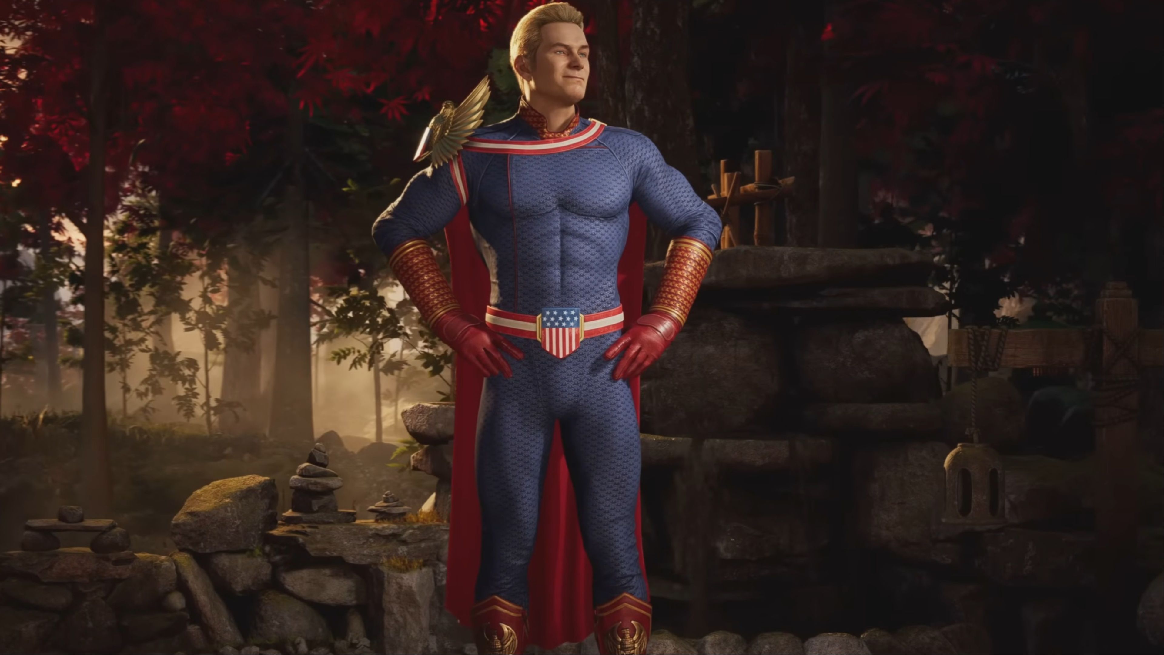 A look at Homelander in Mortal Kombat 1.