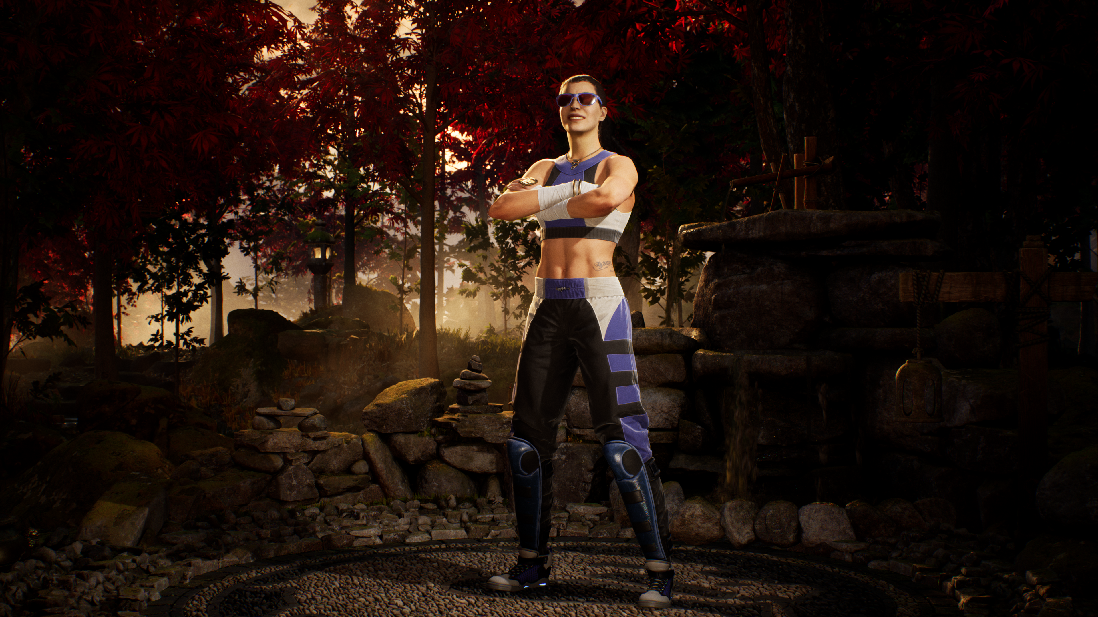 A look at Janet Cage in Mortal Kombat 1.