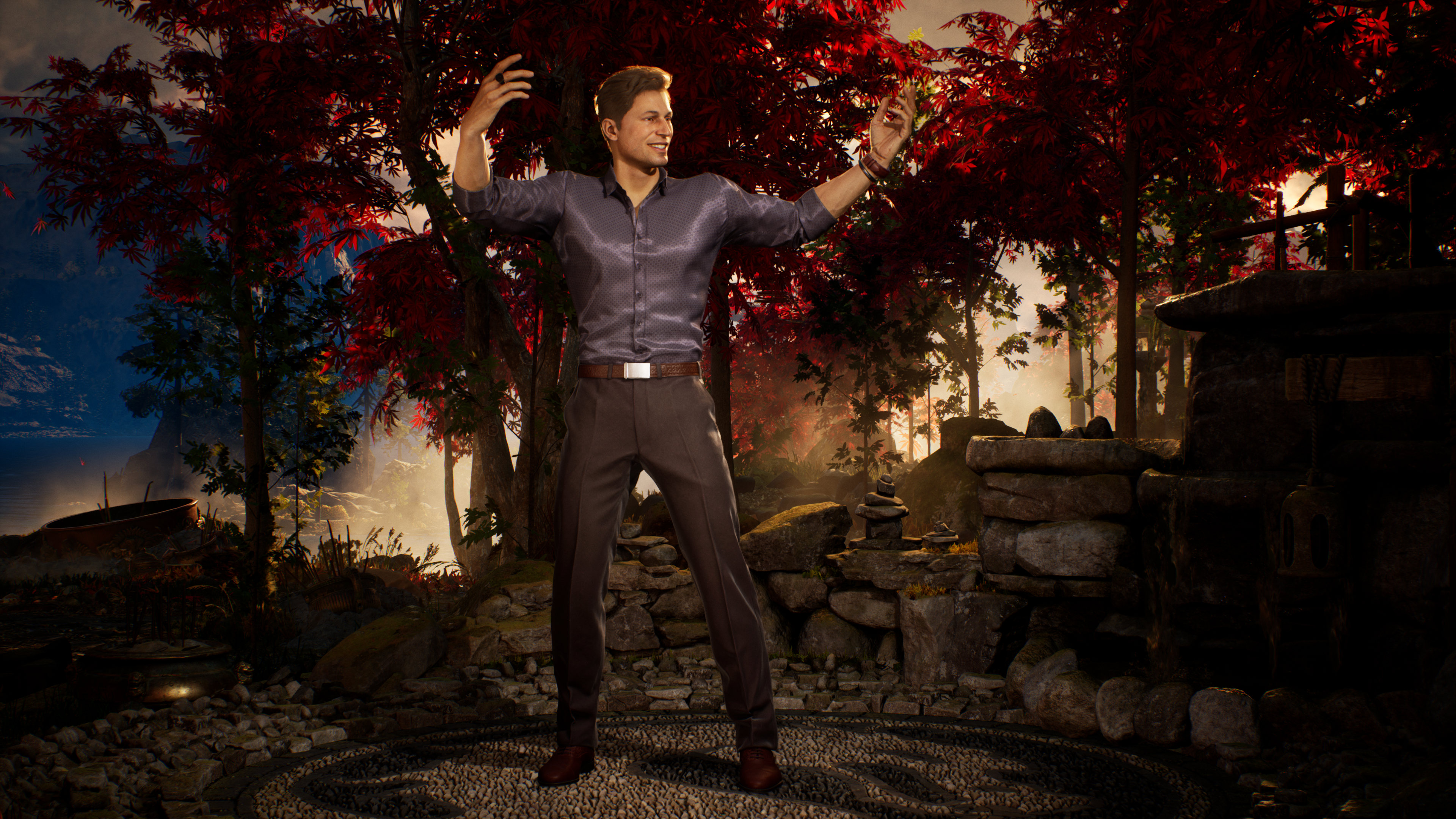 A look at Johnny Cage in Mortal Kombat 1.