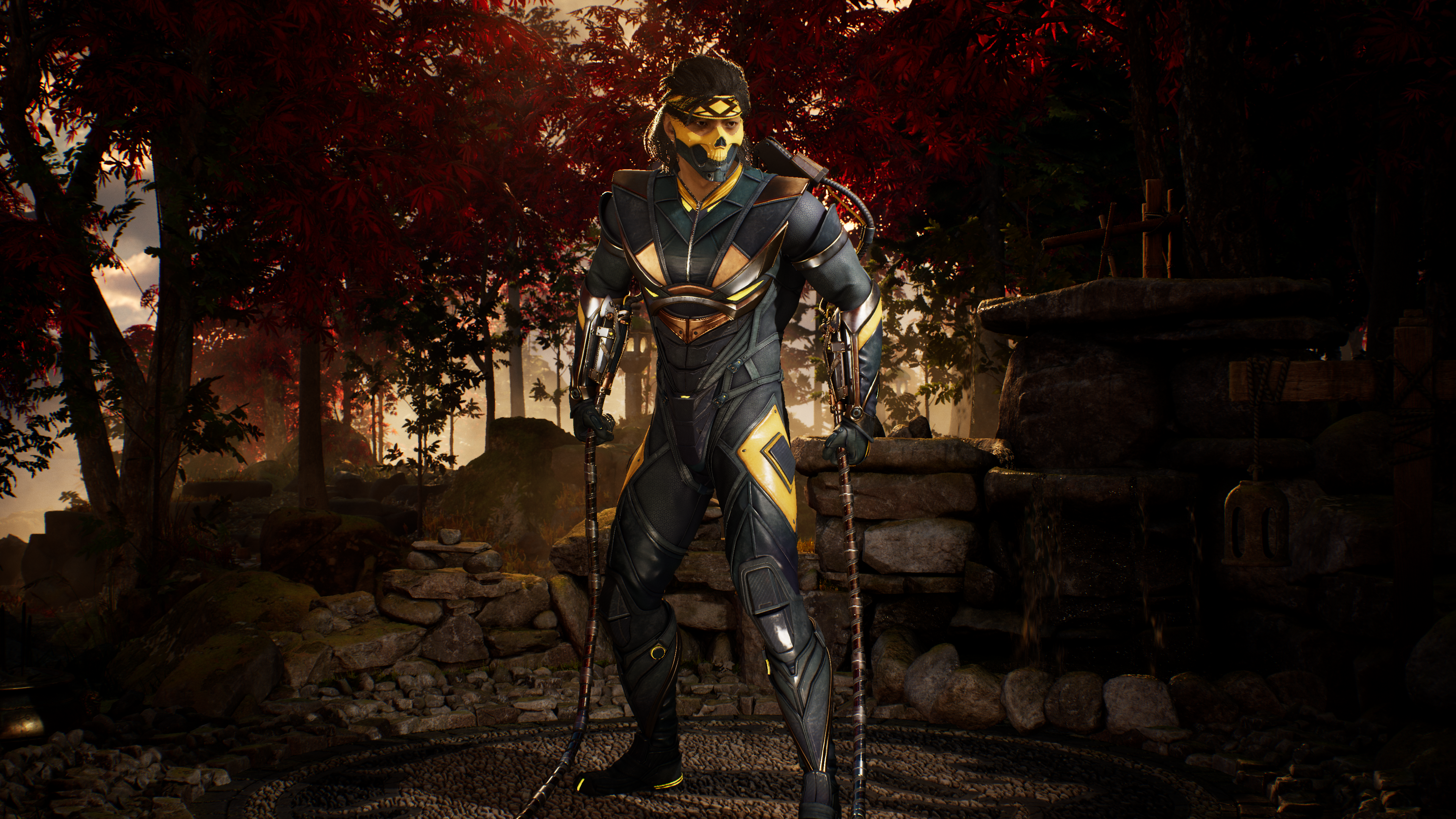 A look at Takeda in Mortal Kombat 1.