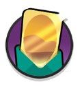 The icon for the Golden Blitz flash event in Monopoly Go.