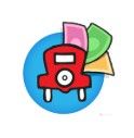 The icon for the cash Free Parking flash event in Monopoly Go.