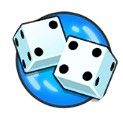 The icon for the Roll Match flash event in Monopoly Go.