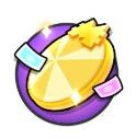 The icon for the Wheel Boost flash event in Monopoly Go.