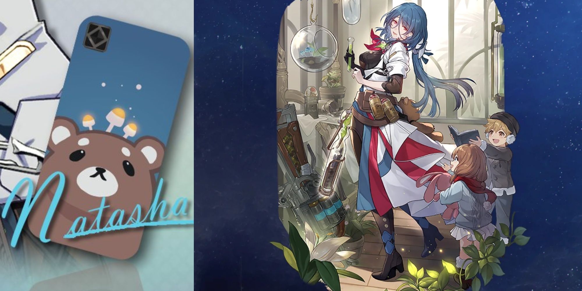 Natasha's phone case and character portrait in Honkai: Star Rail.