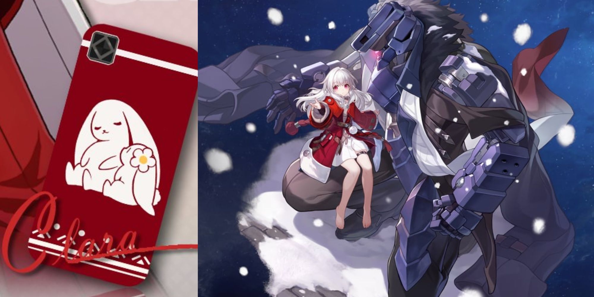 Clara's phone case and character portrait in Honkai: Star Rail.