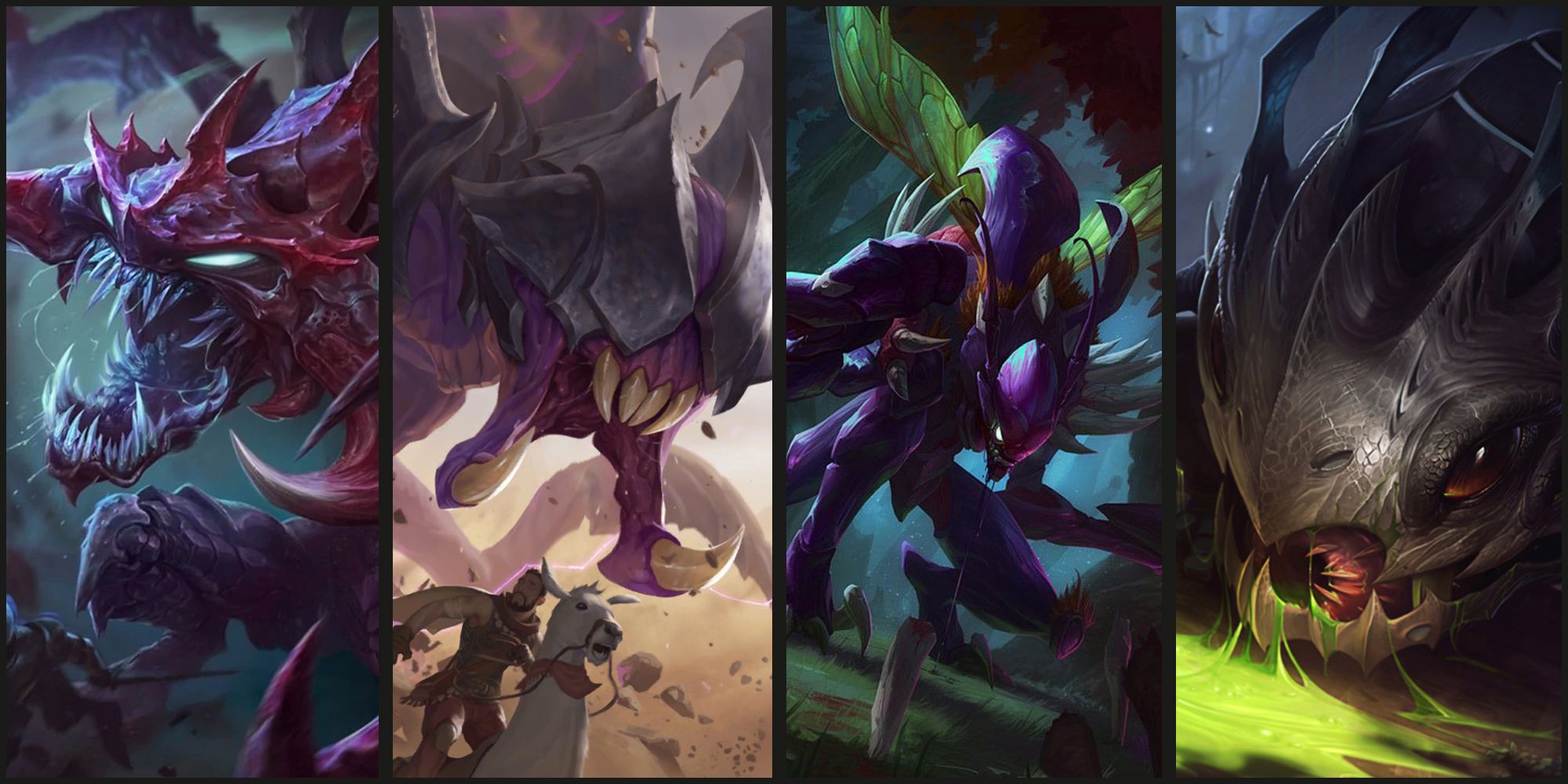 League Of Legends - The Four Prominent Voidlings All Side by Side