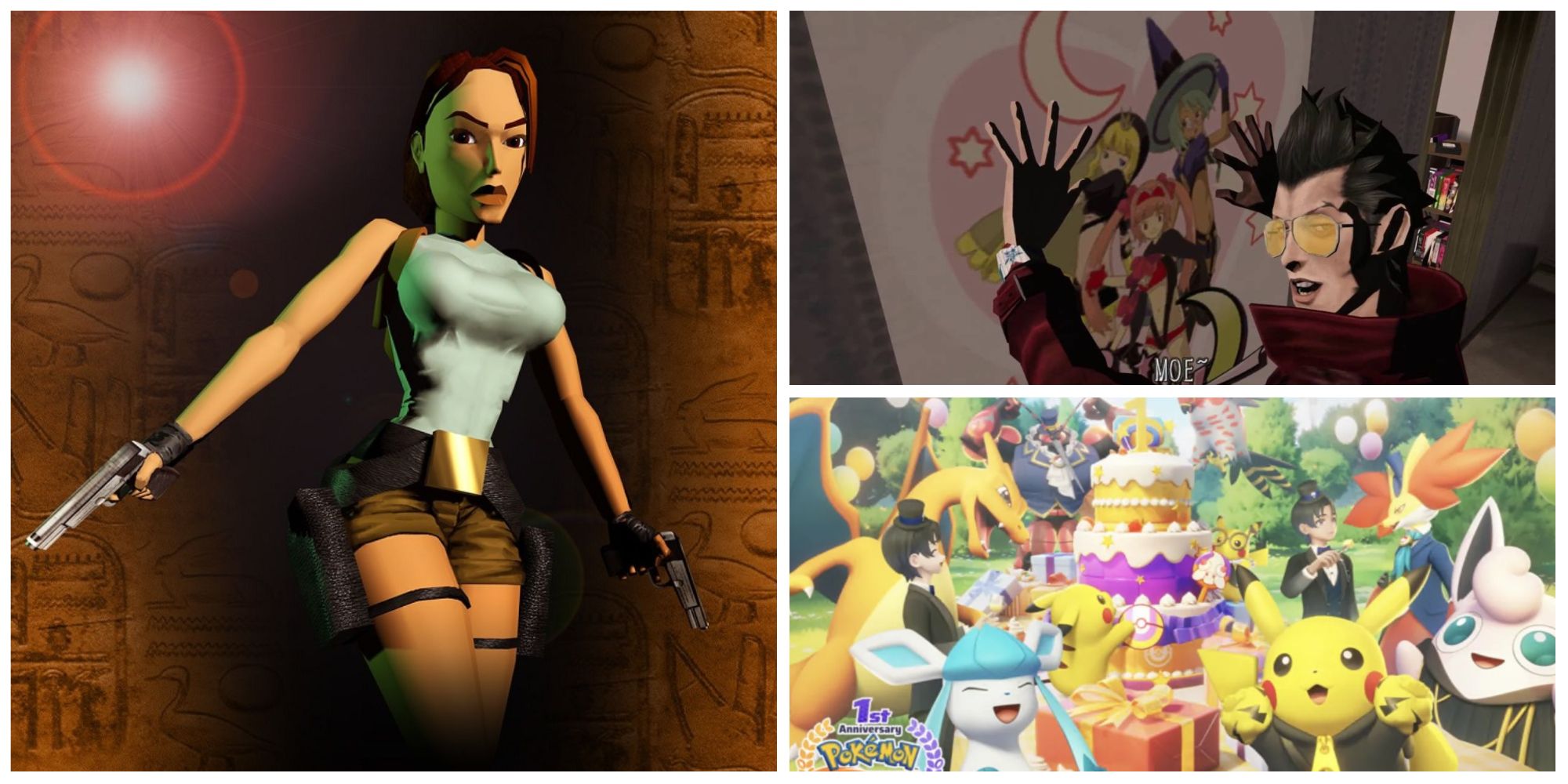 Strange Game Inspirations- Tomb Raider No More Heroes Pokemon