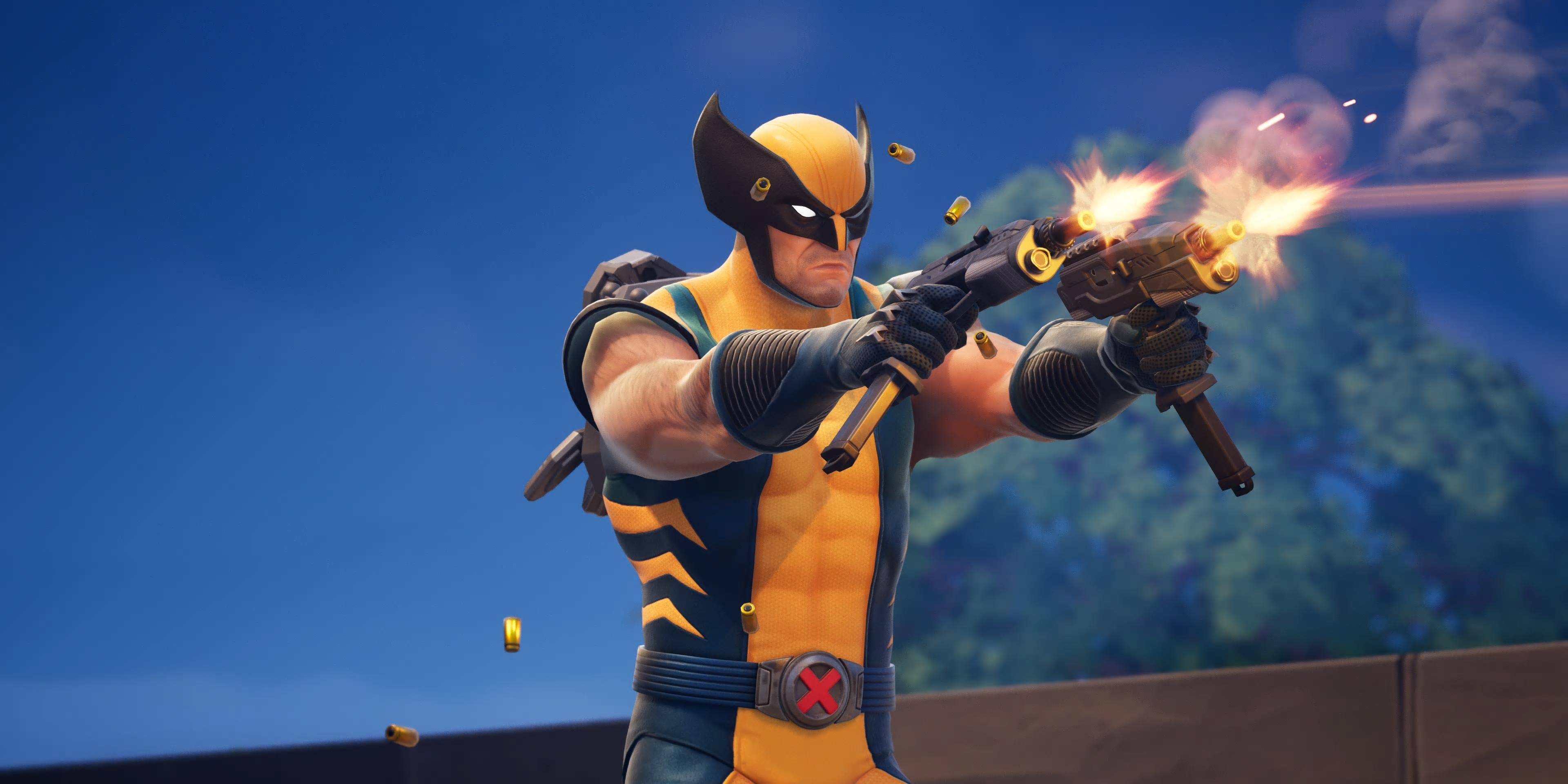 wolverine with the dual micro smgs