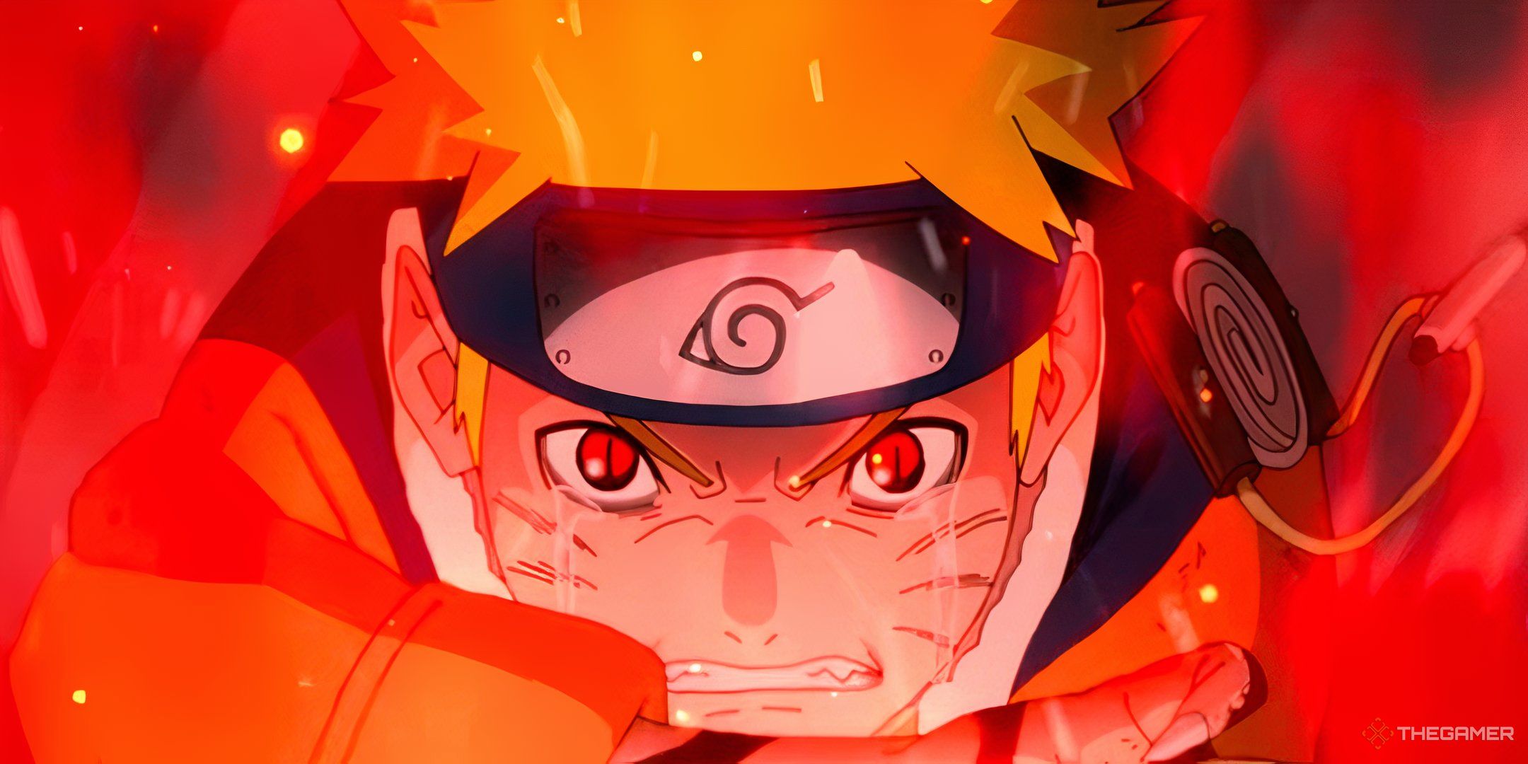 Uzamaki Naruto in his tailed beast cloak.