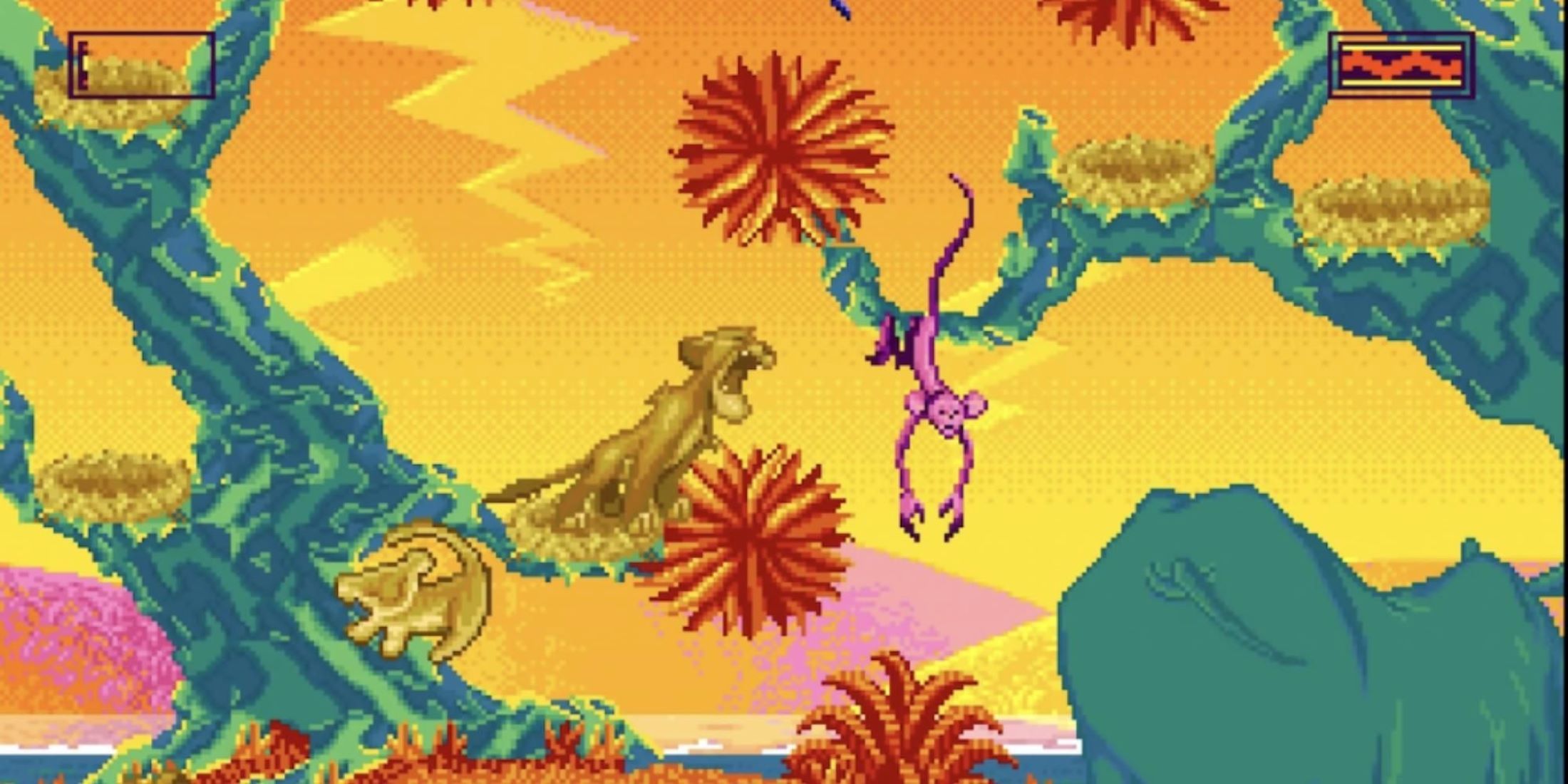 The Lion King video game simba