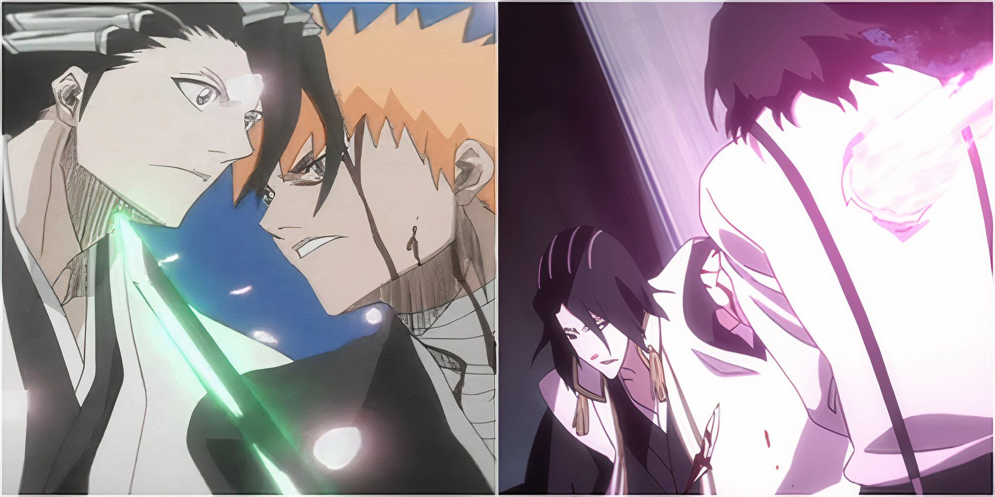 Byakuya VS Ichigo, Byakuya VS Tsukishima in Bleach