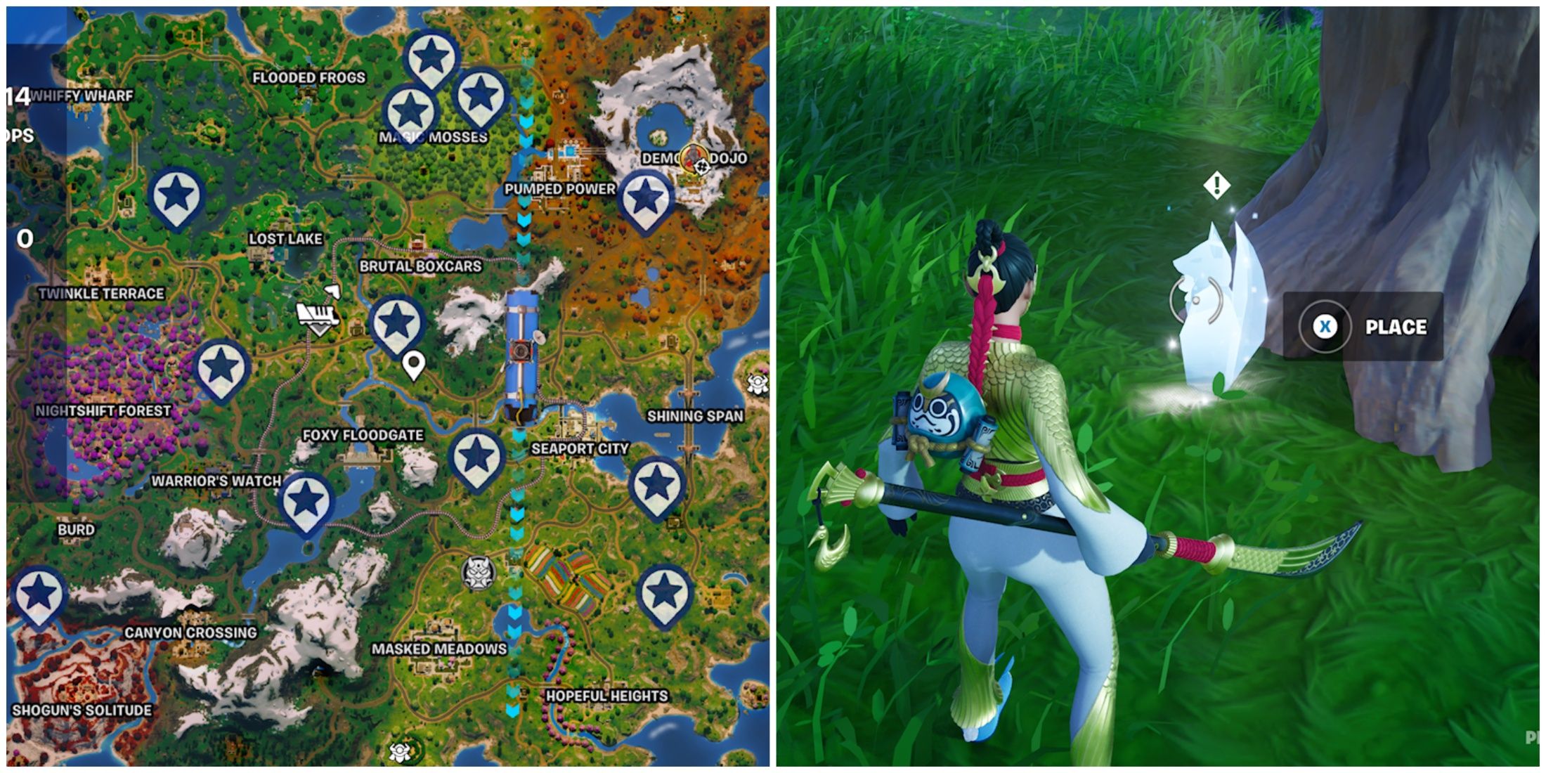 charm locations fortnite