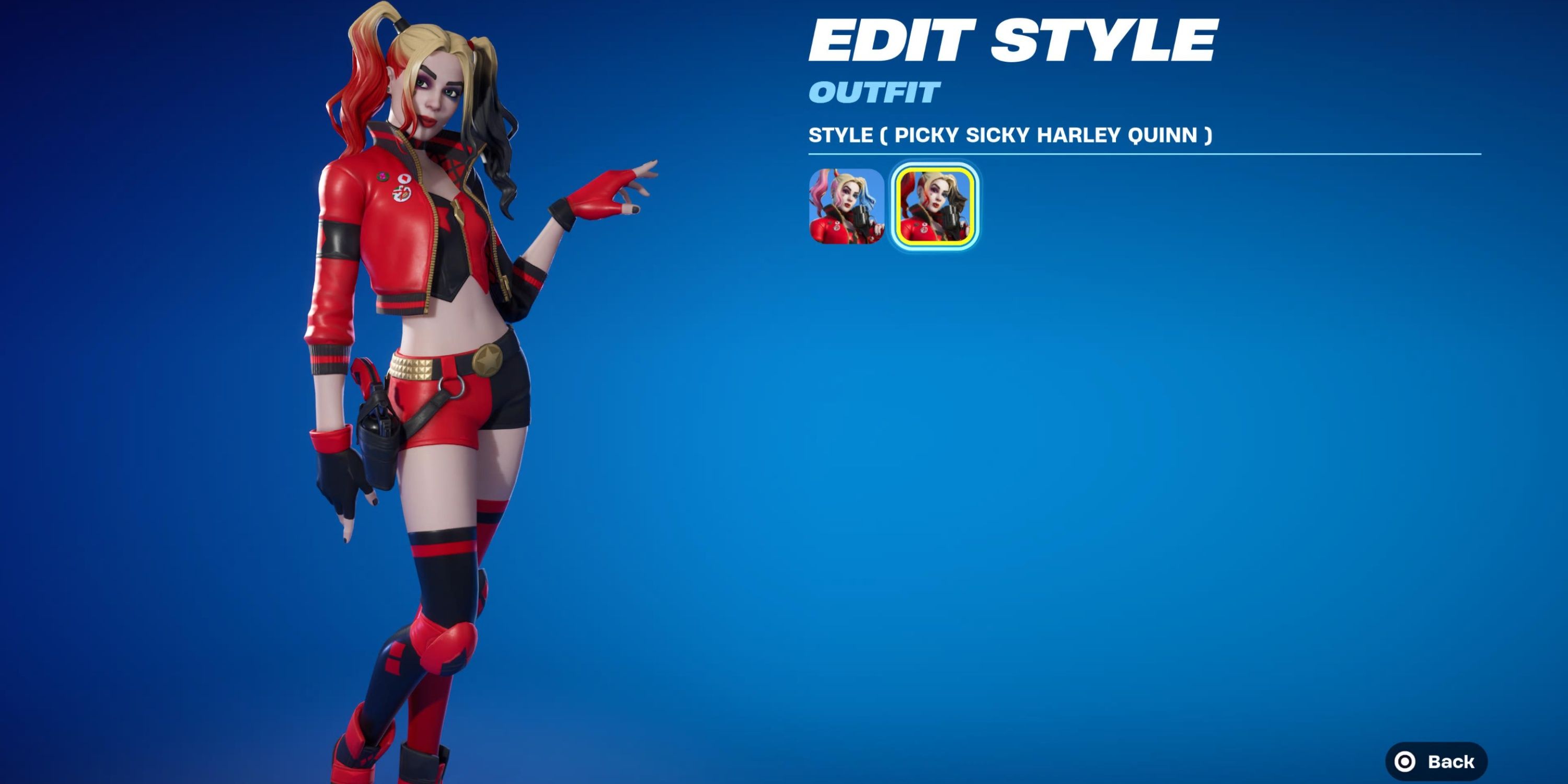 rebirth harley quinn in fortnite