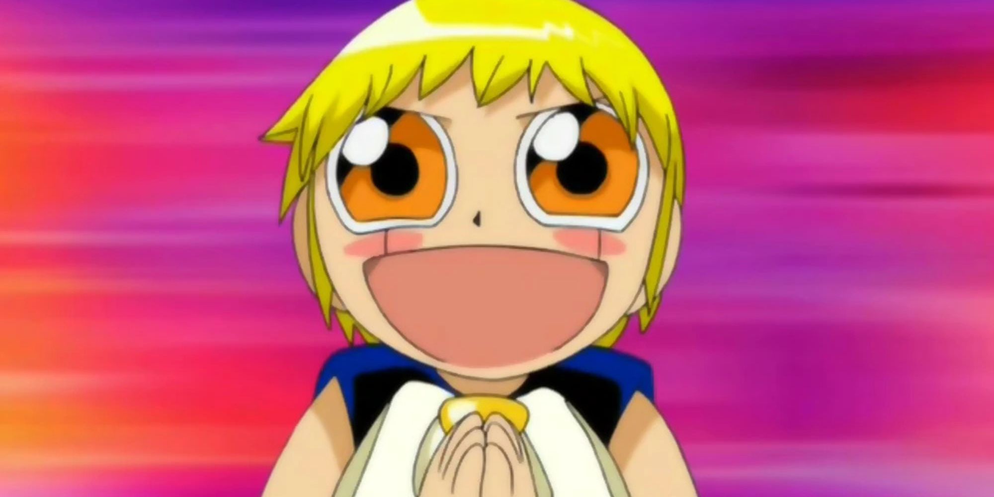 Zatch Bell scheming something.