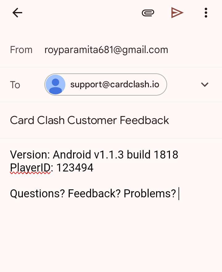 Nickelodeon Card Clash Email Support