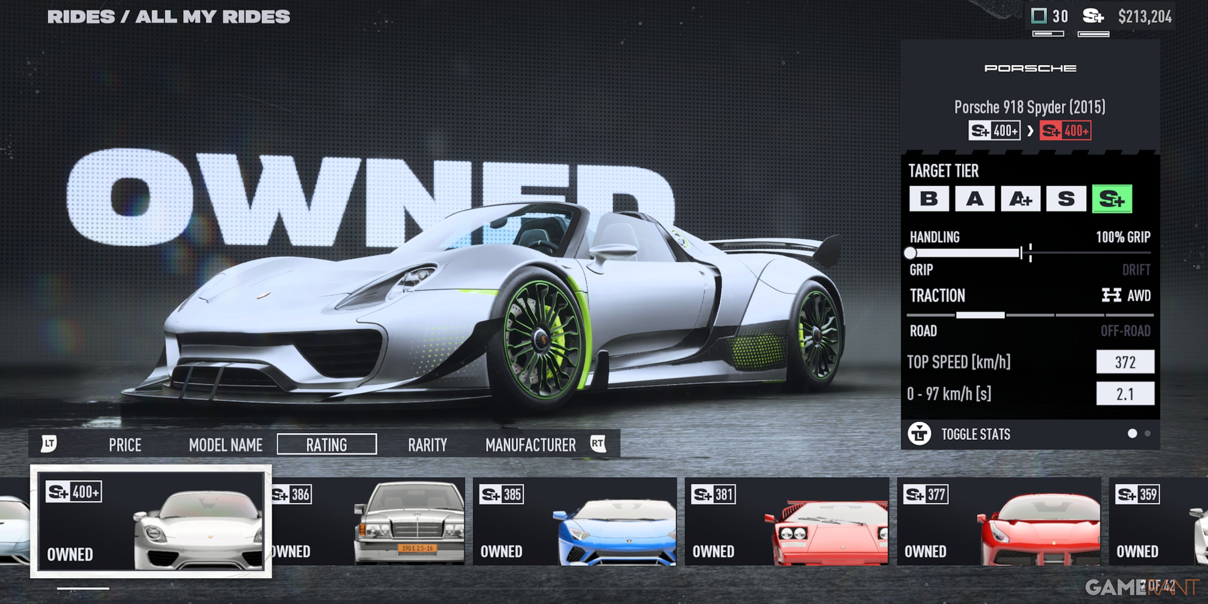 NFS Unbound Porsche 918 Spyder