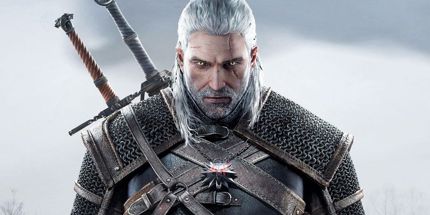 Geralt Of Rivia on the cover of The Witcher 3