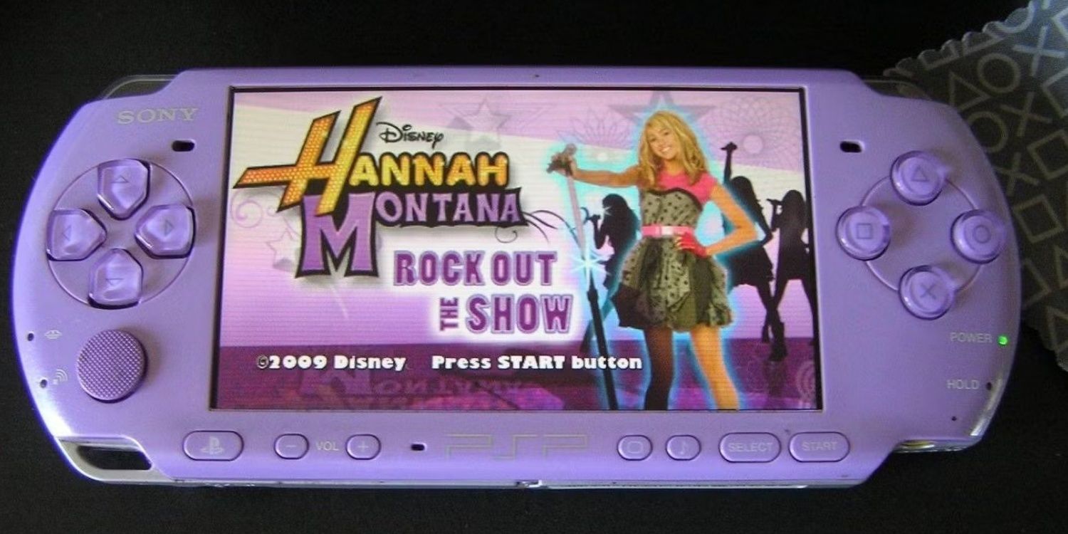 Image of the PSP Limited Edition Hannah Montana.