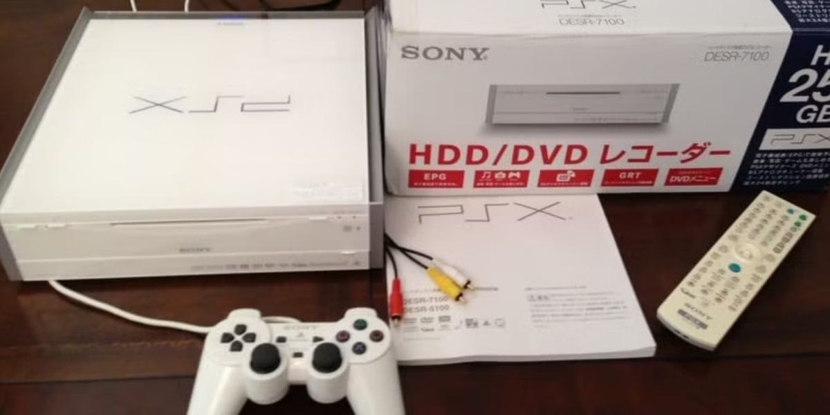 Image of the Sony PSX Console And Controller And Box.