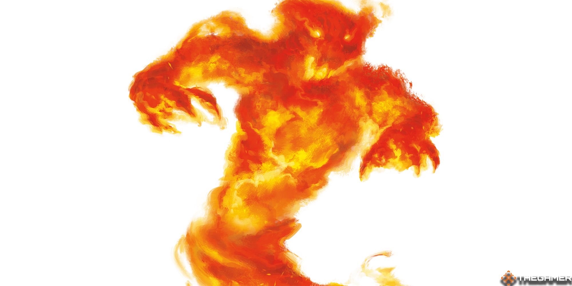 A Fire Elemental in Dungeons & Dragons.