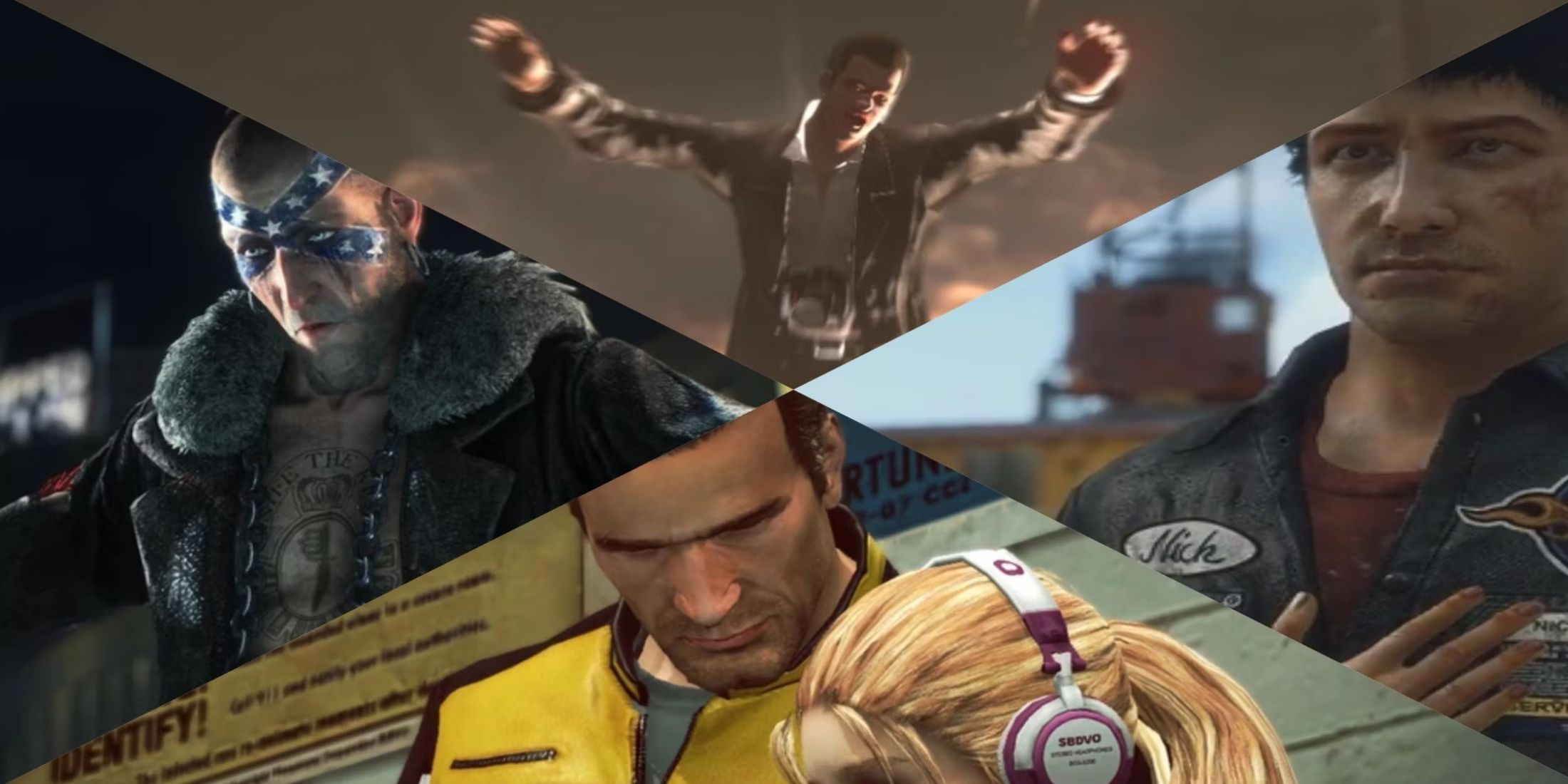 Dead Rising, Dead Rising 2, Dead Rising 3 Frank, Chuck, Nick, Hunter