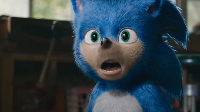 Sonic with teeth.